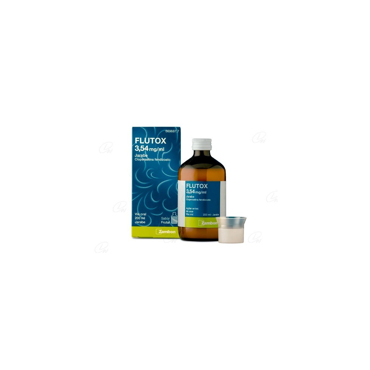 FLUTOX 3,54 mg/ml JARABE, 1 frasco de 200 ml