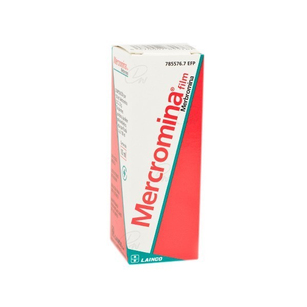 MERCROMINA FILM, 1 frasco de 10 ml