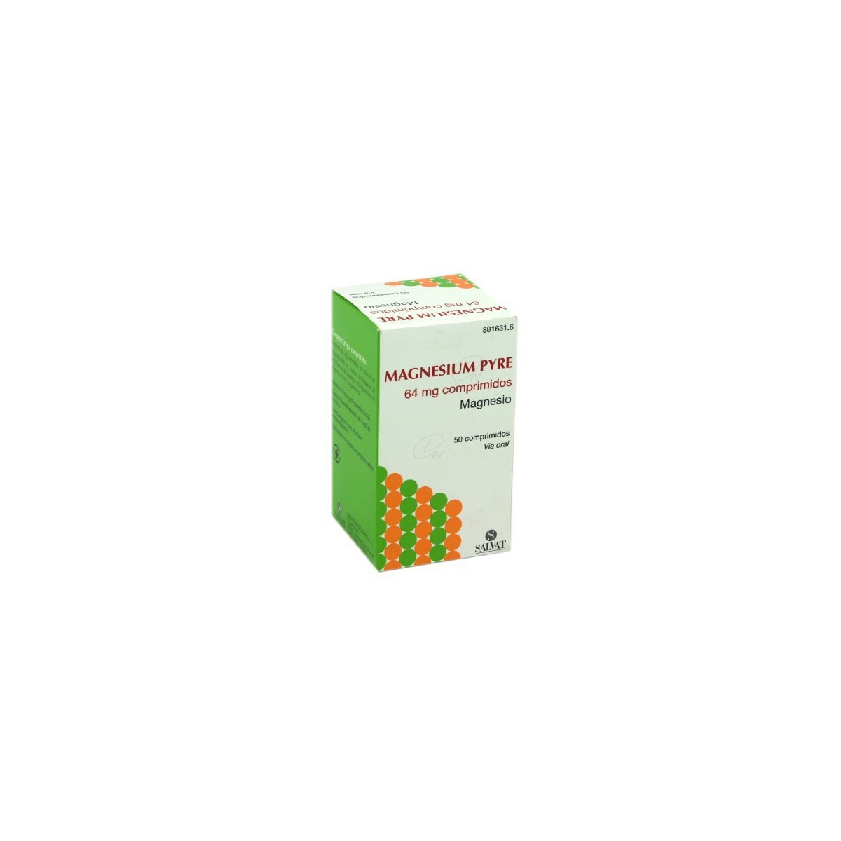 MAGNESIUM PYRE 64 mg COMPRIMIDOS, 50 comprimidos