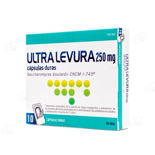 ULTRA-LEVURA ELAM PHARMA 250 MG 10 CAPSULAS