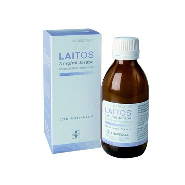 LAITOS  3 mg/ml JARABE, 1 frasco de 200 ml