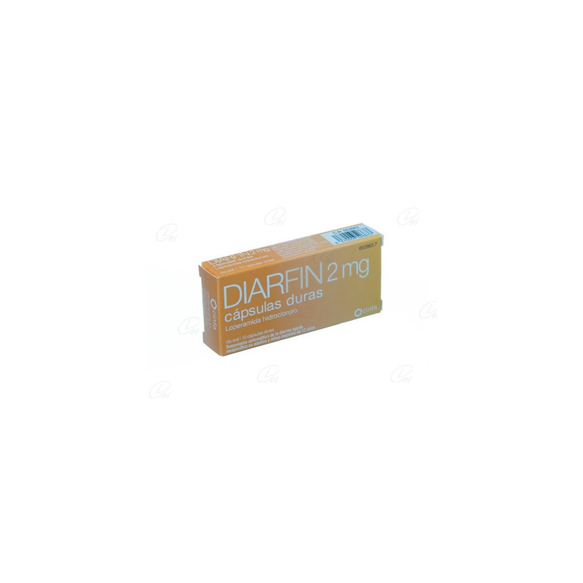 DIARFIN 2 mg CAPSULAS DURAS, 10 cápsulas