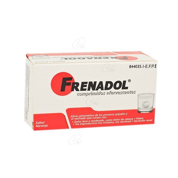 FRENADOL COMPRIMIDOS EFERVESCENTES, 10 comprimidos