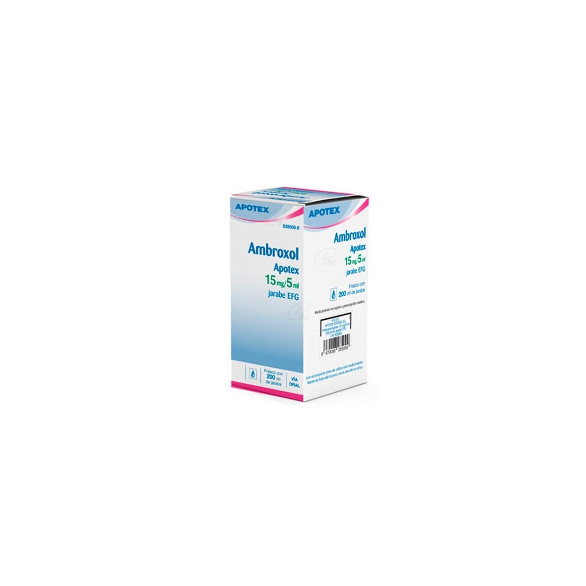 AMBROXOL APOTEX 15 mg/5 ml JARABE EFG, 1 frasco...